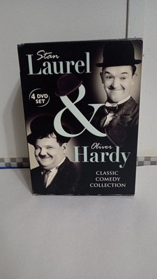 Stan Laurel & Oliver Hardy 4 DVD BOX SET Classic Comedy