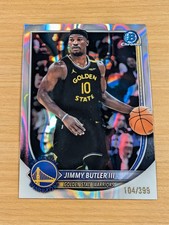 2025-26 Bowman Basketball Jimmy Butler III Lava Refractor #/399 BCV-116 Warriors