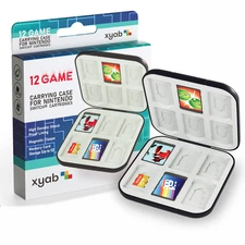 XYAB Nintendo Switch Game Case - Holds 12 Games and 12 SD Cards - Switch 2