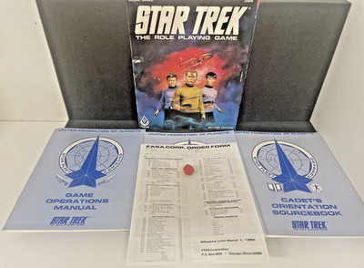 Star Trek: The Role Playing Game Basic Game 2nd Edition FASA 2004 - Incomplete