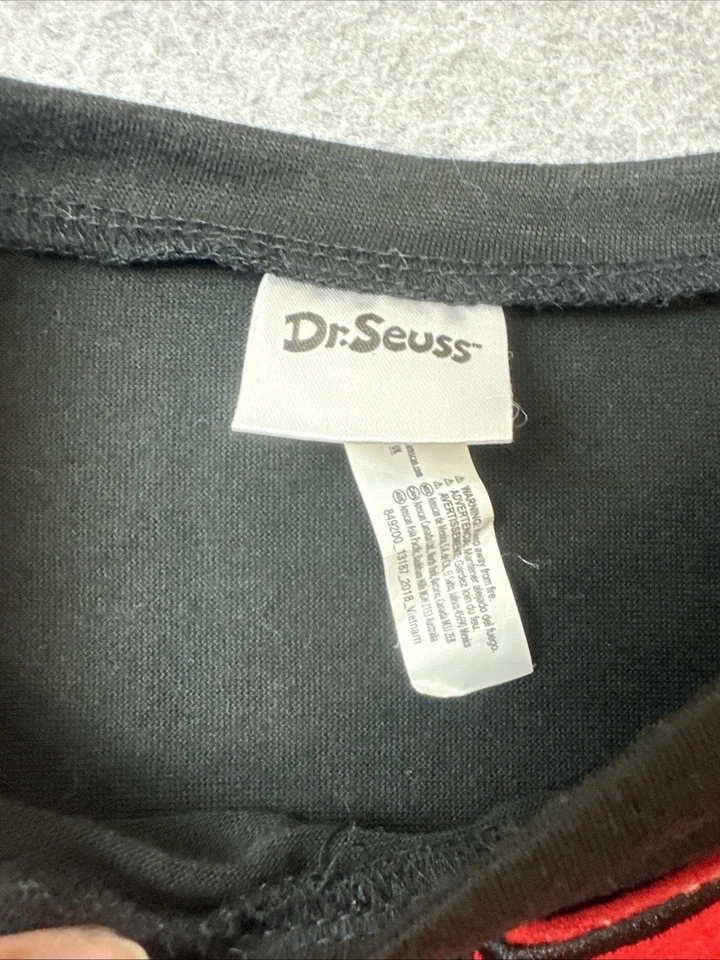 Cat In The Hat T Shirt Dr. Seuss Cosplay Red Bow Child XS / S Universal Studios - Image 4 of 4