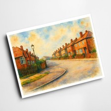 A4 PRINT - Chadwick Avenue, Allenton - Vintage Art Style