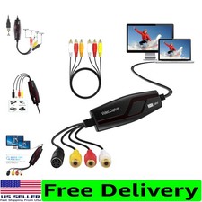 Compact VHS Video Capture Device: Easy RCA to USB Converter for Digital Memories