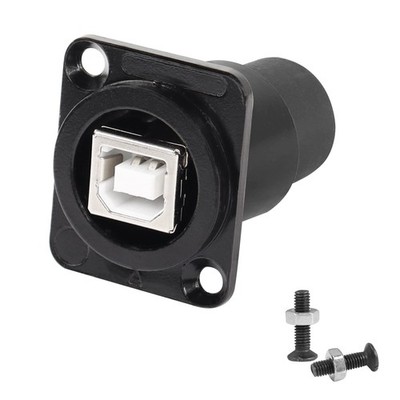 USB B auf A Panel Mount Adapter  Buchse auf 2.0 Buchse für Drucker, Scanner, ...
