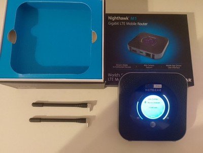 NETGEAR Nighthawk M1 LTE mobile Hotspot Router - wie Neu mit extra Antennen