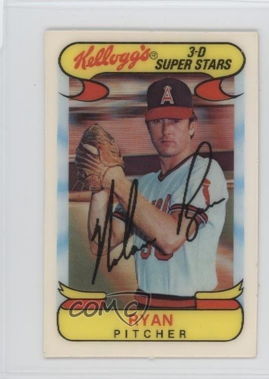 1978 Kellogg's 3-D Super Stars Nolan Ryan #51 HOF 0o9s