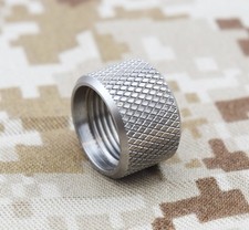 Thread protector .578"x28 Stainless .450" long, .700" diameter. 3018A