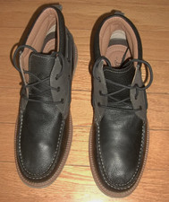 G.H. Bass Co Brown Leather Neutral Classic Lace Up Casual Boots Men  s 11 NEW 