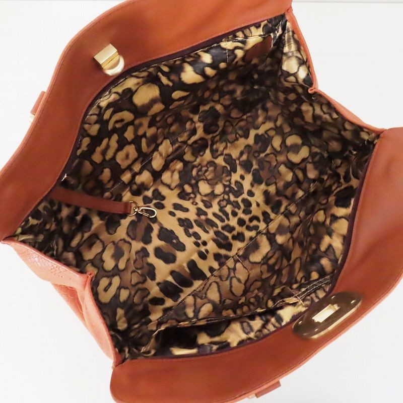 T08 LONGCHAMP Longchamp Python Embossed Leather H… - image 7