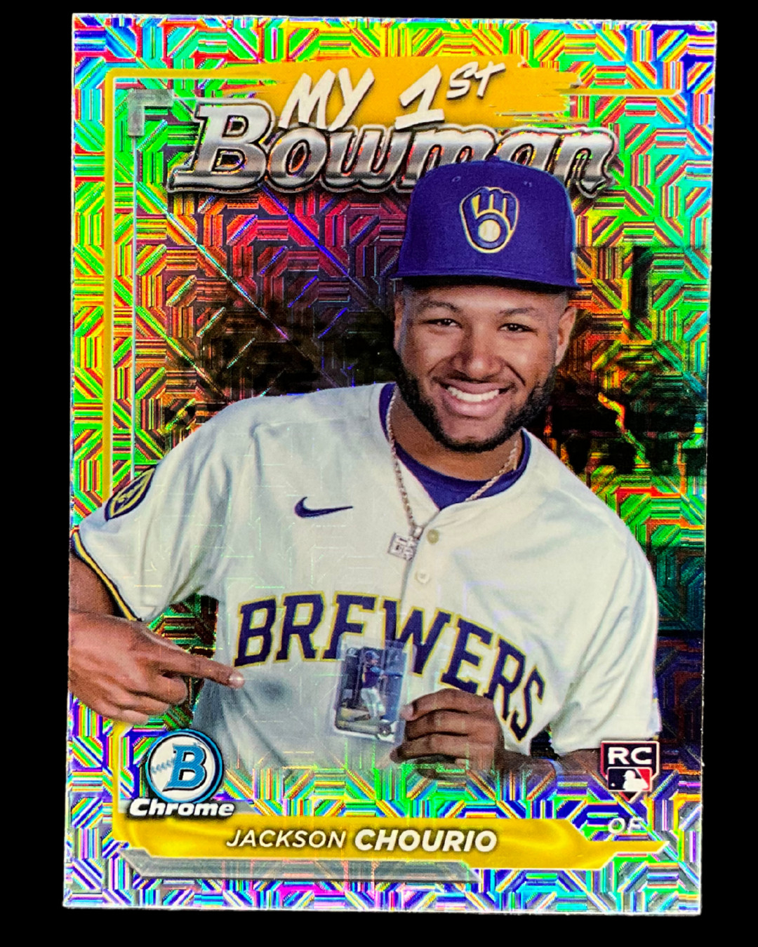 2024 Bowman Chrome - My 1st Bowman Jackson Chourio #M1B-15 Mojo Refractor (RC)
