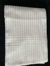  NEW  Frette Bath Sheet White Ribbed Suite Collection 35 in. X 66 in.