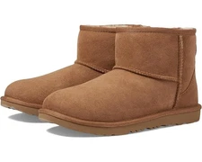 UGG Classic Mini II Big Kids Suede Upper 1017715K Chestnut 100% Authentic New