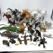 Mixed Lot Of 30+ Schleich grand Champions+ Horse Figurines Brown Tan Black White