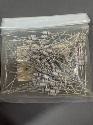 100pcs 0.1 Ohm Resistors 2W RW2-R10-JBW RCD Axial Lead Current Sense