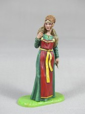 Wikinger Fürstin Edle Frau Prinzessin 70mm paßt zu Elastolin Luxusbemalung