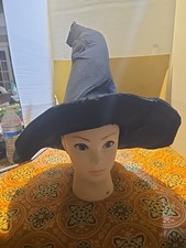Felt Witch Hat With Adjustable Brim Halloween Child or Adult Size Adjustable New