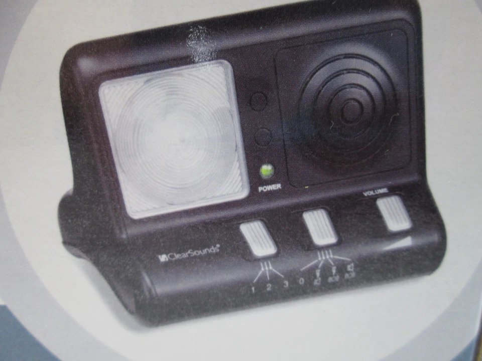 Amplificador de teléfono ClearSounds señalizador de anillo con discapacidad auditiva para ancianos CR200 Foto 2 de 4