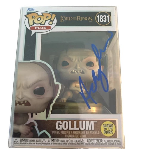 Funko POP Lord Of The Rings Gollum Hand Signed Autographed Andy Serkis #1831 COA