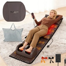 Full Body Massage Mat with Heat Electric Vibration Massage Pad Cushion Mattress