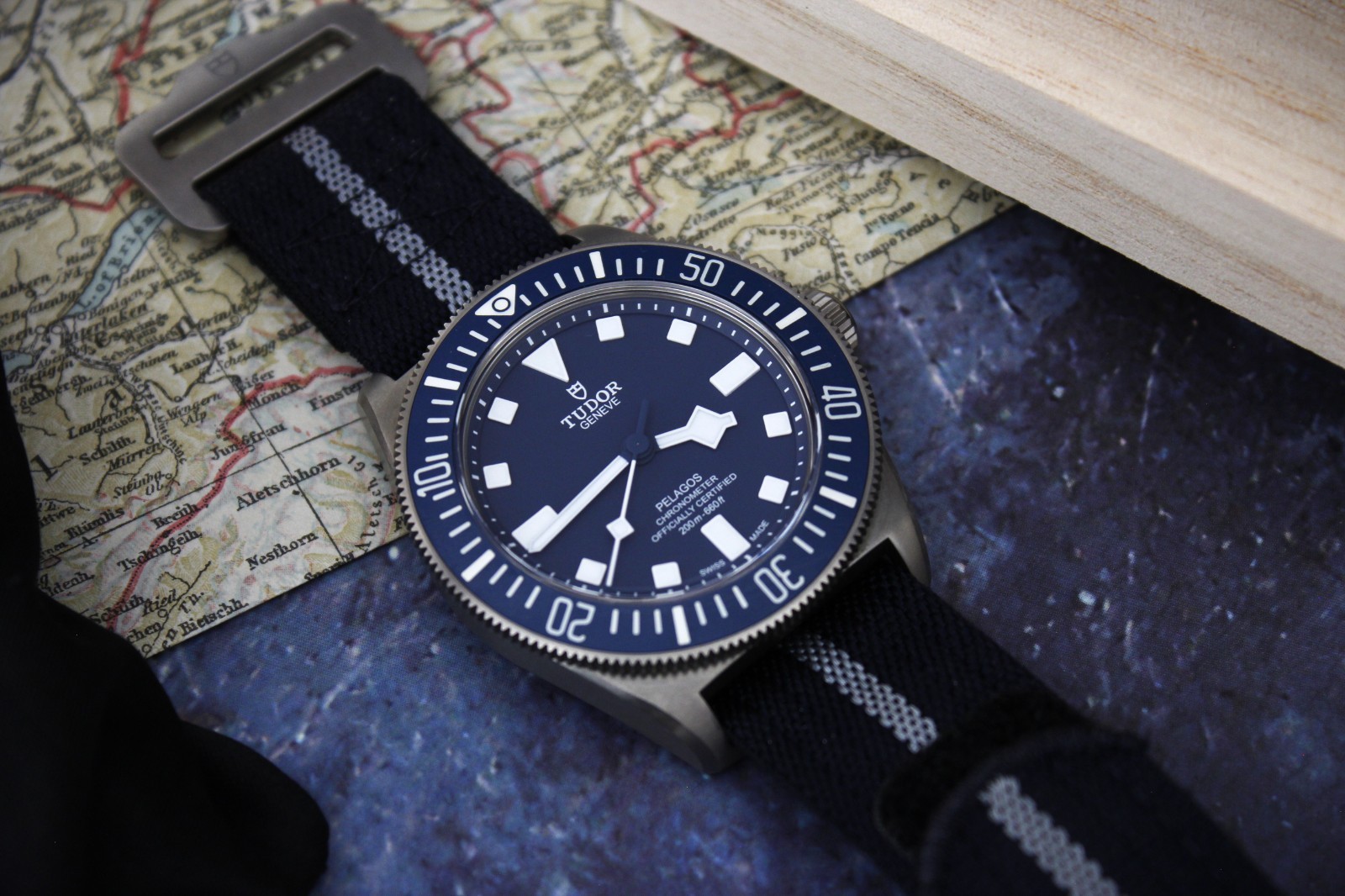 Tudor Pelagos FXD Blue 25707B 2024 Box, Papers & Warranty Excellent Condition