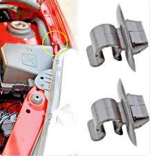 FIT FERRARI 2x BONNET STAY RETAINER CLIPS BONNET SUPPORT STRUT ROD CLIPS