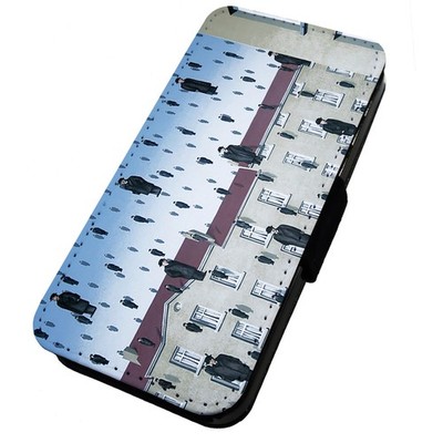 Bedruckte Flip Handyhülle iPhone, Samsung & Huawei Golconda Magritte