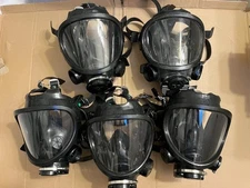 Lot of 5 - 3M 7800S Gas Mask Respirator Full Face Medium Large Parts Repair GUC