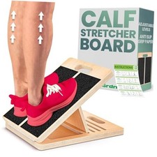 Wooden Calf Stretcher - Portable Slant Board for Calf Stretching - Bears 250