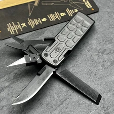 GERBER Lockdown Pry Bar Gray Multi 10 Function Tool Folding EDC Pocket Knife