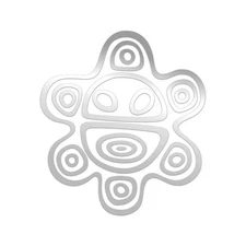 Sol Taino Sticker Die Cut Chrome Mirror Gold Silver Oil Slick Rainbow