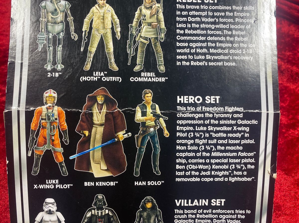 Star Wars Empire Strikes Back Special Action Figure 3pc Vintage