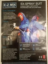 Ez Mix -75658- E-z Mix Anti-static Spray Suit With Hood -XXXL
