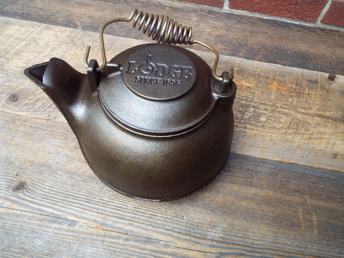 美品 LODGE IRON KETTLE 2TK2 ロッジ ケトル 薪ストーブ made in USA