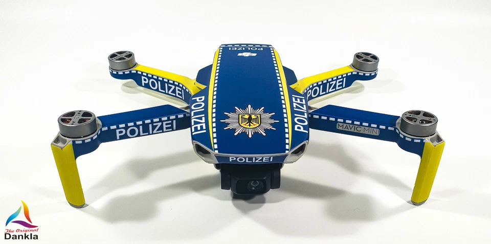 DJI MAVIC MINI - SKIN - POLIZEI * - / Folie / Decal / Wrap / Drohne / Zubehör - Bild 2 von 4
