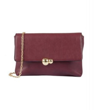 Borsa donna borsetta tracolla media pochette eco pelle catena a spalla elegante