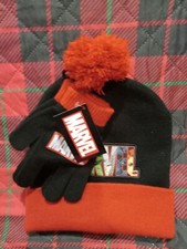 BOYS WINTER HAT  GLOVES ONE SIZE