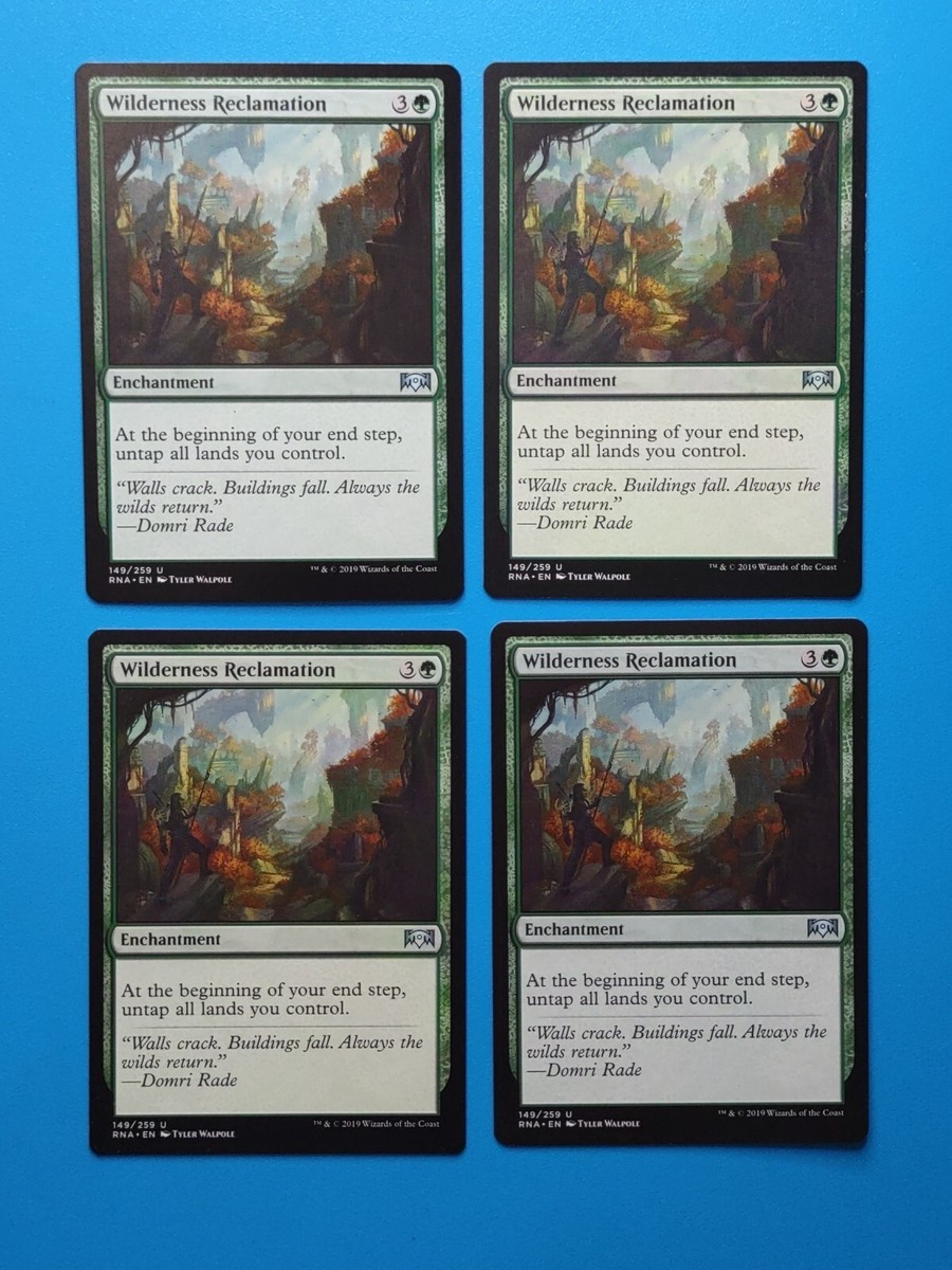 MTG RAVNICA ALLEGIANCE * Wilderness Reclamation EUR 5,13 - IT - Foto 3