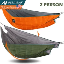 Portable Hammock Underquilt Double Full Length Under Quilt Blankt Camping Hiking