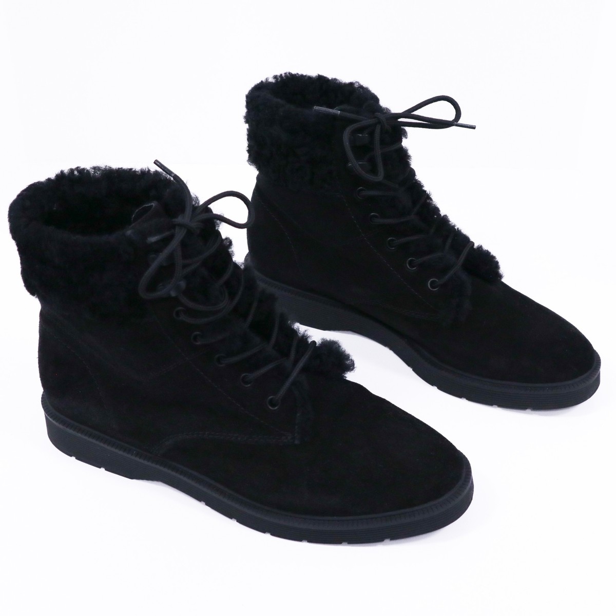 Banana Republic Jude Shearling BLK Boots SIZE 9.5 Ankle Boots for Women | Banana Republic main image 2