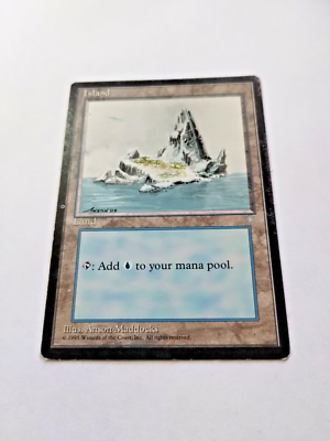 MTG Island Ice Age 335 Regular Land - Edge Wear -See Pics | eBay