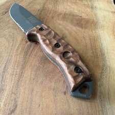 Royalcurl scales compatible with ESEE-5/6 knife Walnut / Made in the USA