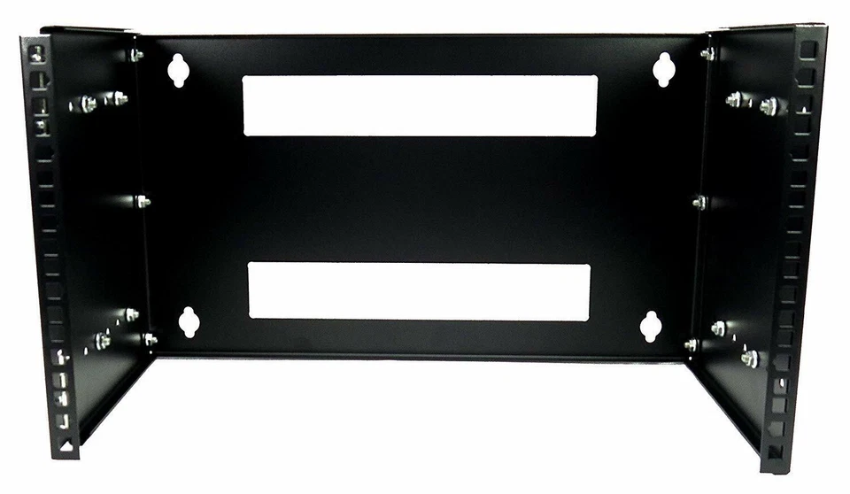 CNAweb 6U 19-Inch Hinged Extendable Wall Mount Bracket Network Equipment Rack - Image 2 of 4