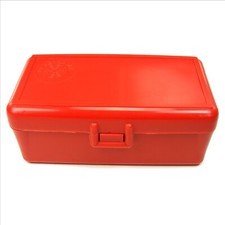 Caja de munición de plástico FSR pistola grande 50 Rd FS-LP-50-Sld-rojo