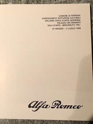 libro ALFA ROMEO NATE PER VINCERE mostra palazzo dei Diamanti