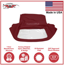 Fit Alfa Romeo Gtv Spider Convertible Soft Top Replacement 95-03 Burgundy Vinyl Fit Alfa Romeo Gtv Spider Convertible Soft Top Replacement 95-03 Burgundy Vinyl