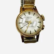 Vulcain Cricket Golden Voice Watch Exatomatic Alarm GF Spiedel Band Works Vtg