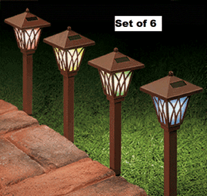 Mini Solar Path Lights Led Set Of 6 Weather Resistant 14 Mini Solar Path Lights Led Set Of 6 Weather Resistant 14