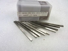 100pcs 1/8  x 2-1/2"  HSS Square tool bits for $69.00 #HS-2BT-18 Free Ship USA