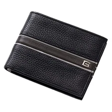 GIUDI Italian Leather Bifold Wallet 1588 Black