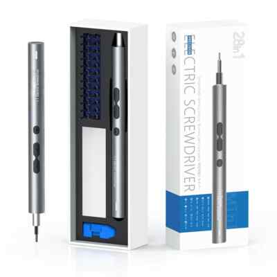 Electric Screwdriver Set Precision 28 in 1 Power Tool Kits Rechargeable Wireless